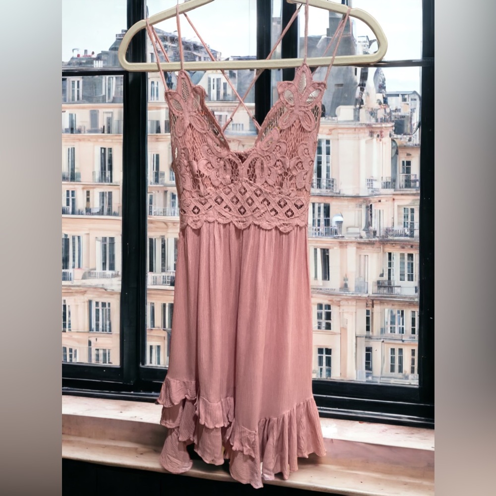 Free People Adela Slip Dress NWT